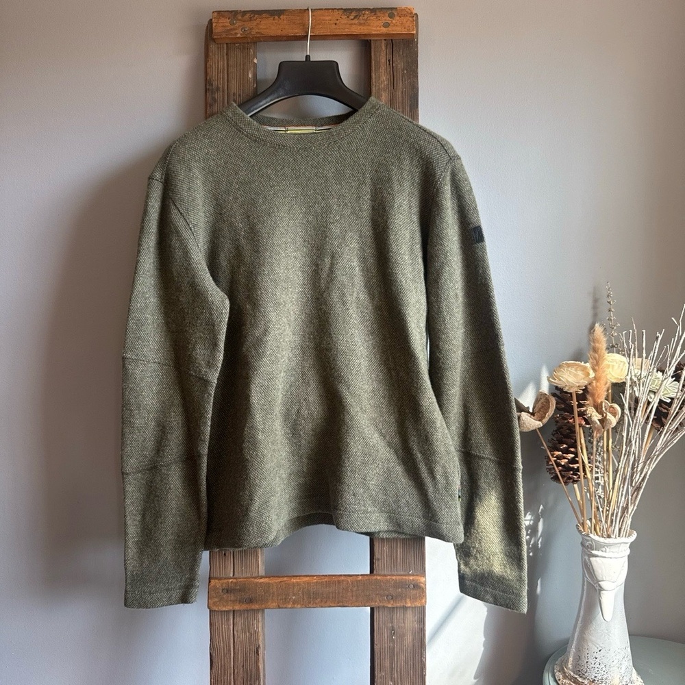 Smartwool Olive Green Crewneck Sweater